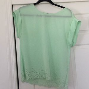 Green blouse